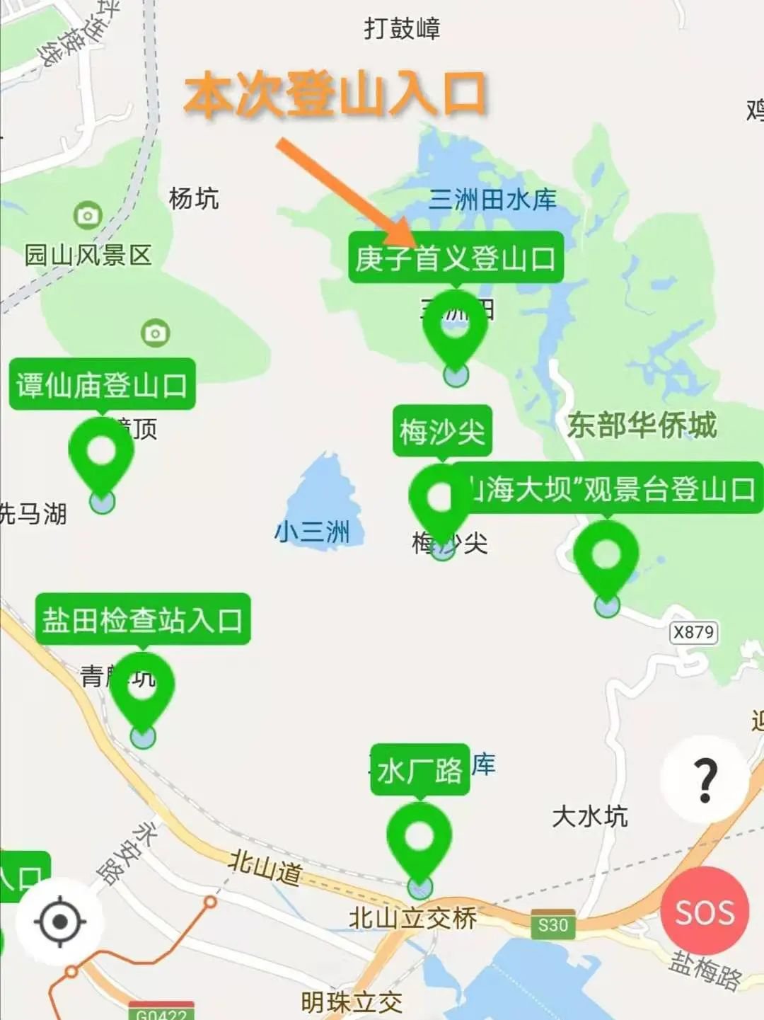 茶溪谷地图图片