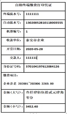 泰安靈活就業人員社保醫保自助繳費辦理流程