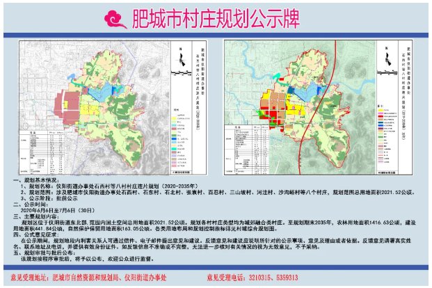 等八村村庄连片规划(2020-2035年)批前公示肥城市人民政府网站发布