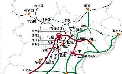 宝坻津承高铁规划图图片