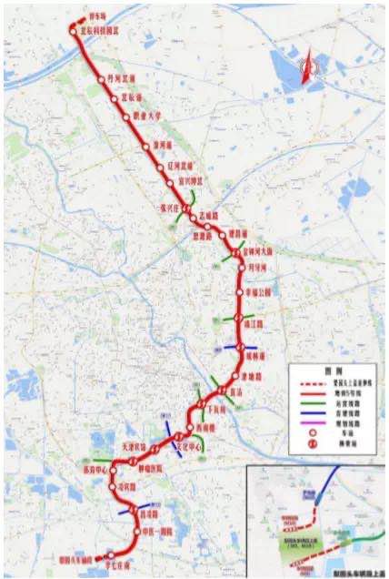 天津市五号线线路图图片