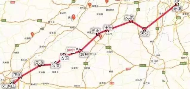 津石高铁详细路线图图片