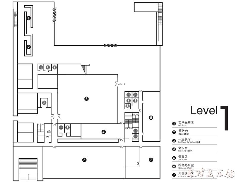 美秀美术馆平面图图片