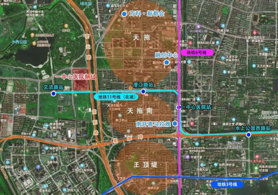 天津地鐵11號線延長線規劃