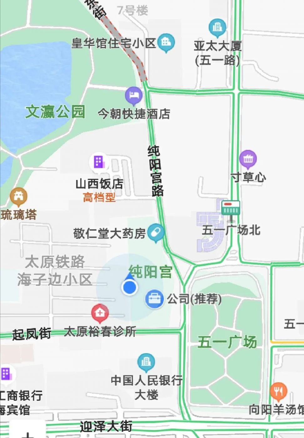 山西博物院路线图简单图片