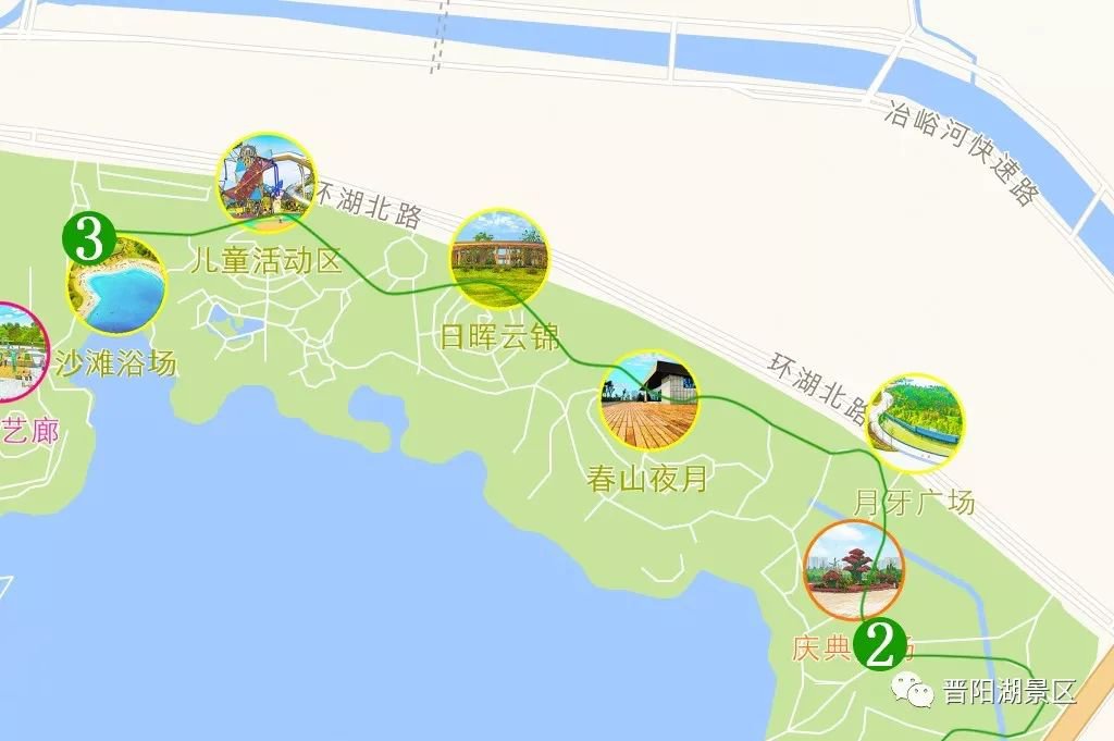 太原市公园分布地图图片