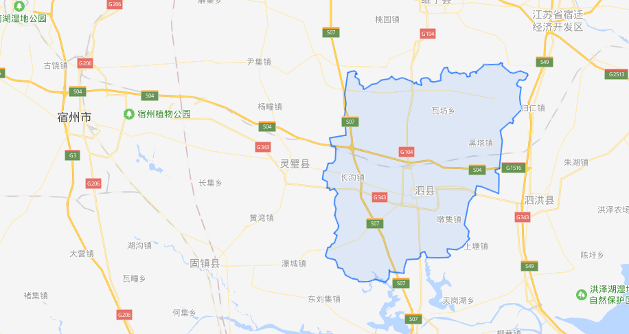 安徽宿县地图图片