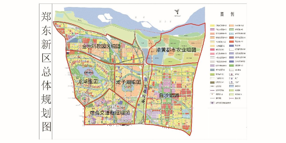 郑东新区平面图图片