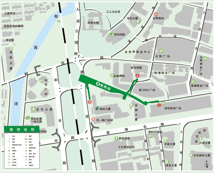 深圳东门在地铁哪个站