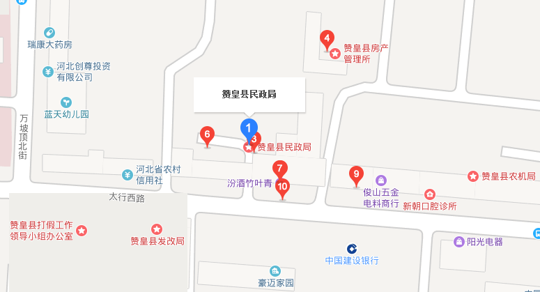 赞皇县县城地图图片