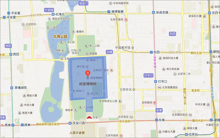 北京故宫具体位置图片