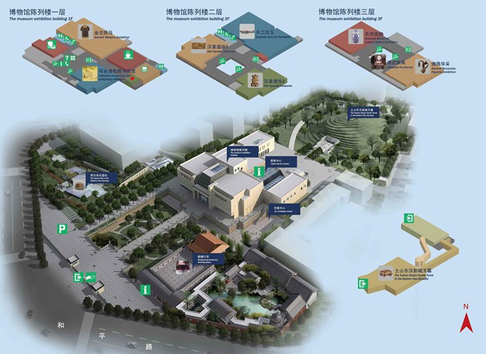 徐州博物馆平面图图片