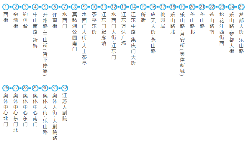 南京166路公交線路站點有哪些