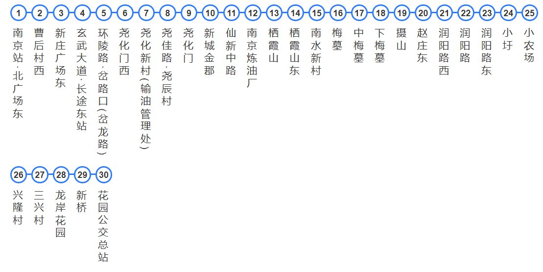 南京d21路公交线路站点有哪些