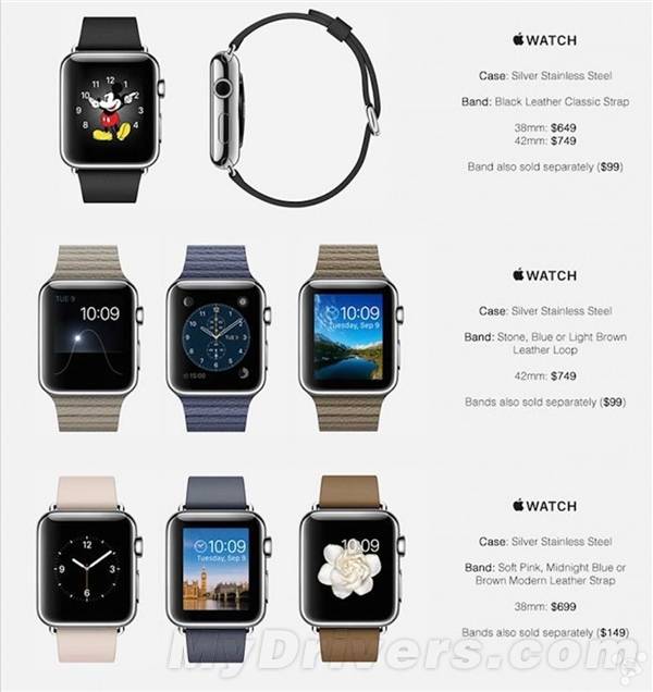 applewatch多少钱普通款运动款18k金版价格曝光