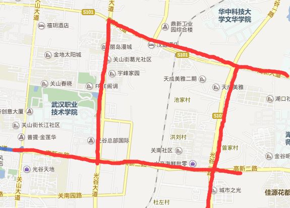 光谷火车站具体位置在哪?(图示)- 武汉本地宝