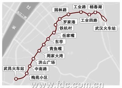 4号线武汉地铁线路图图片