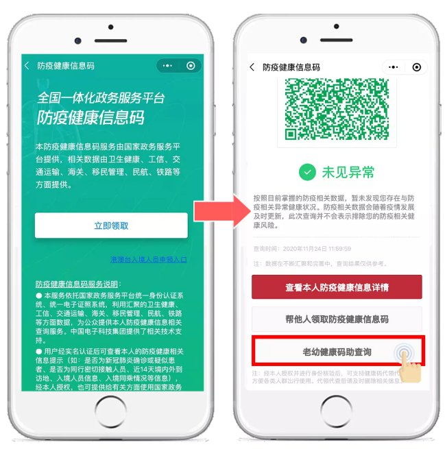 国家政务服务平台老幼健康码助查询流程附申请入口