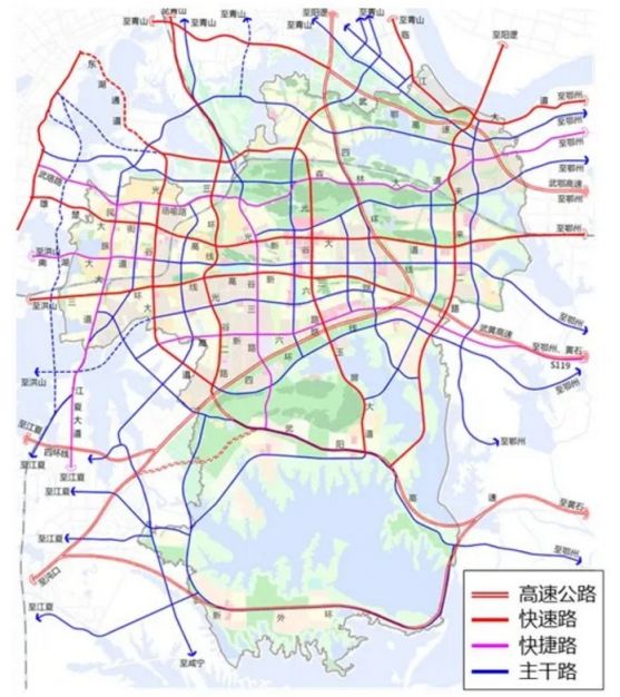 东湖高新区道路规划(2016年-2035年)