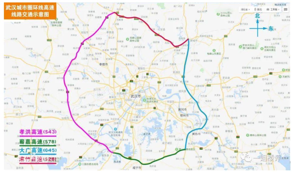 武汉六环线最新规划图图片