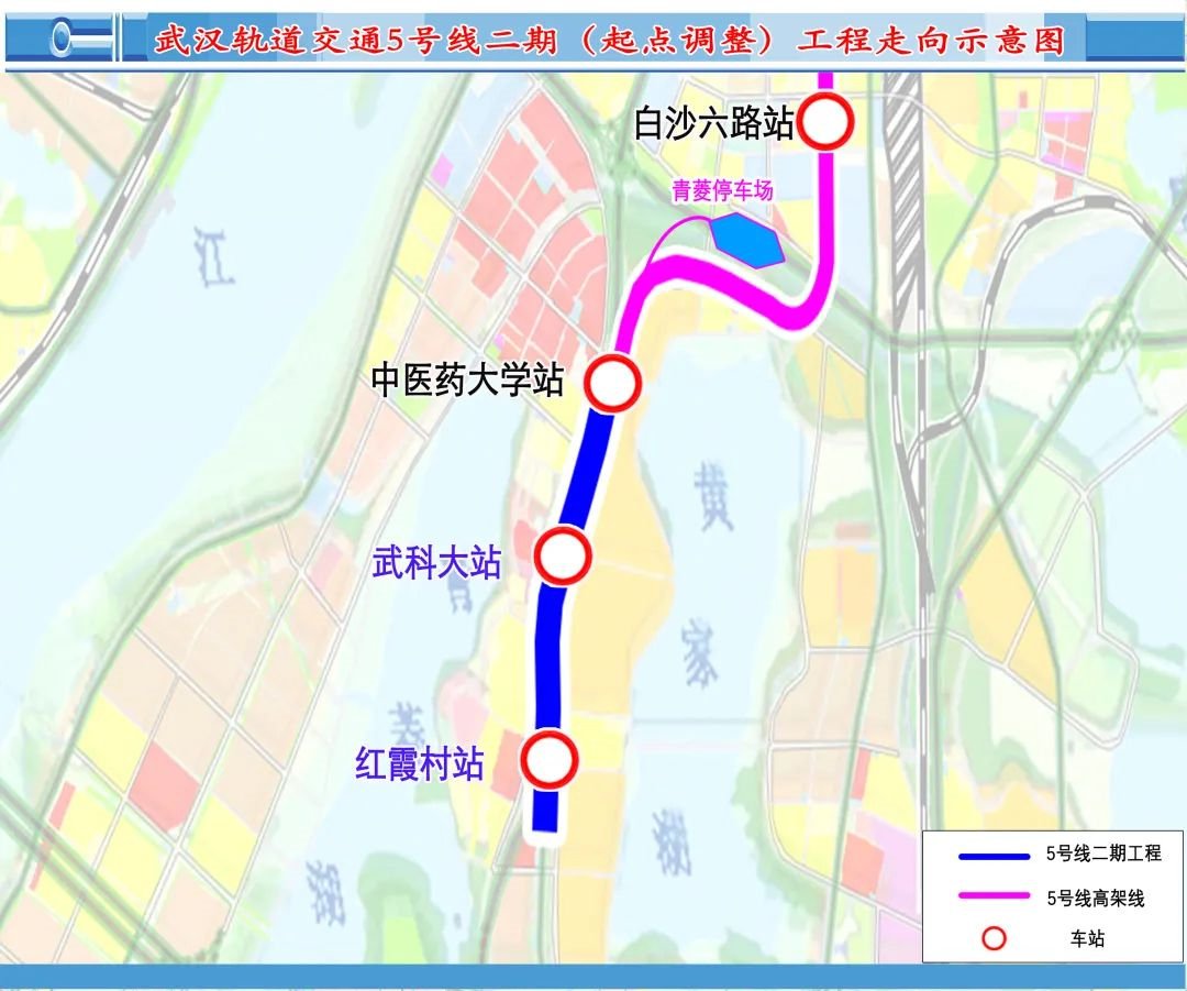 武汉地铁线路图5号线图片