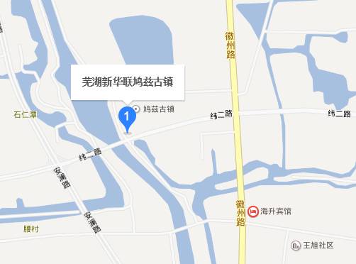 芜湖鸠兹古镇内部地图图片