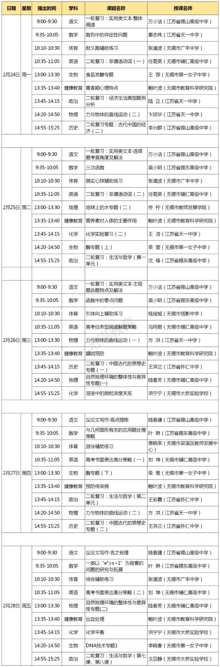 2021無錫錫慧在線暑期課程表- 無錫本地寶