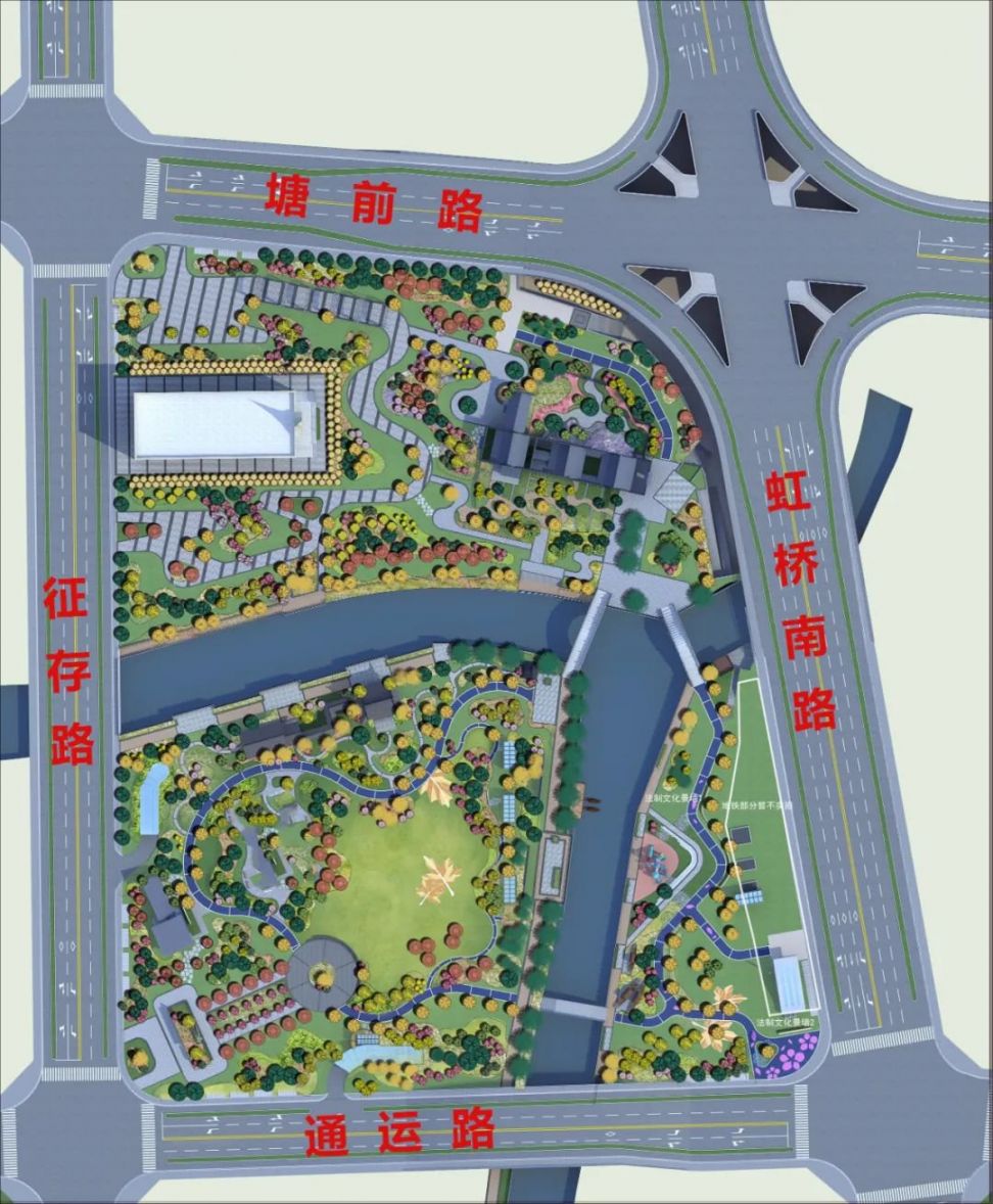溧阳八字桥公园规划图图片