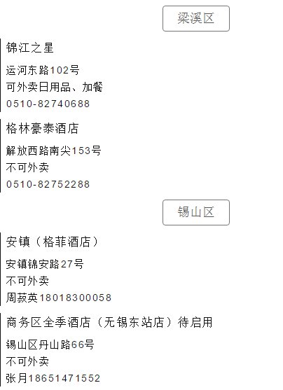 2021珠海隔离酒店名单图片