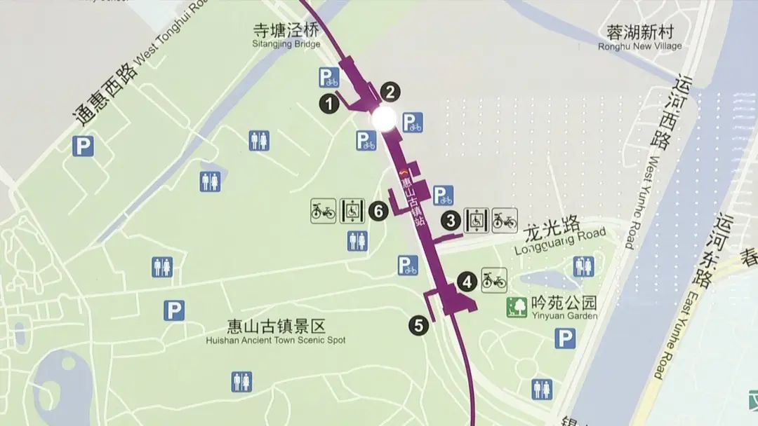 无锡4号线地铁离惠山古镇最近的地铁口是哪个?- 无锡本地宝