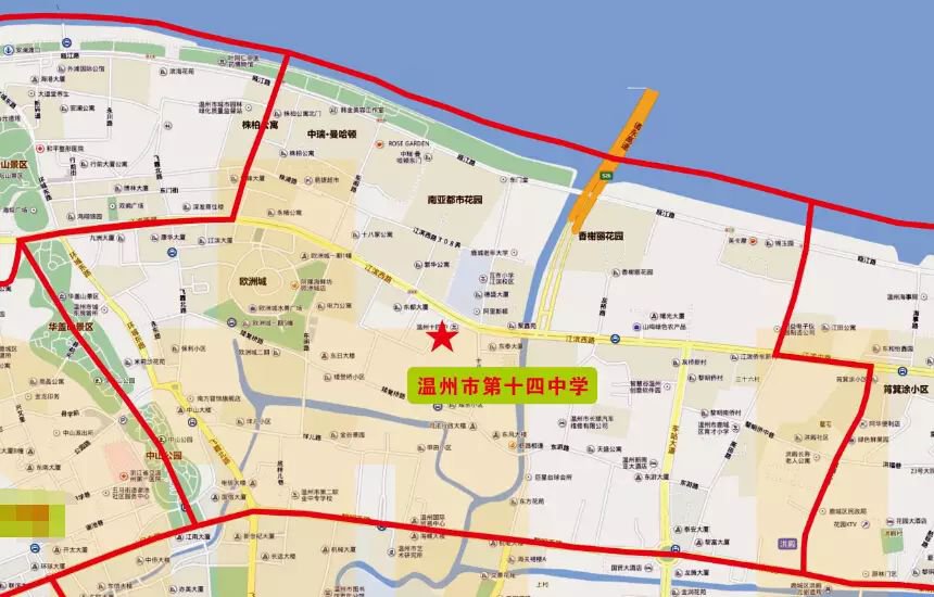 温州市鹿城区初中学区划分详解附地图
