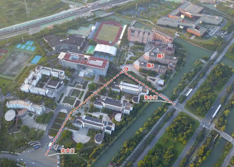 温州大学北校区平面图图片