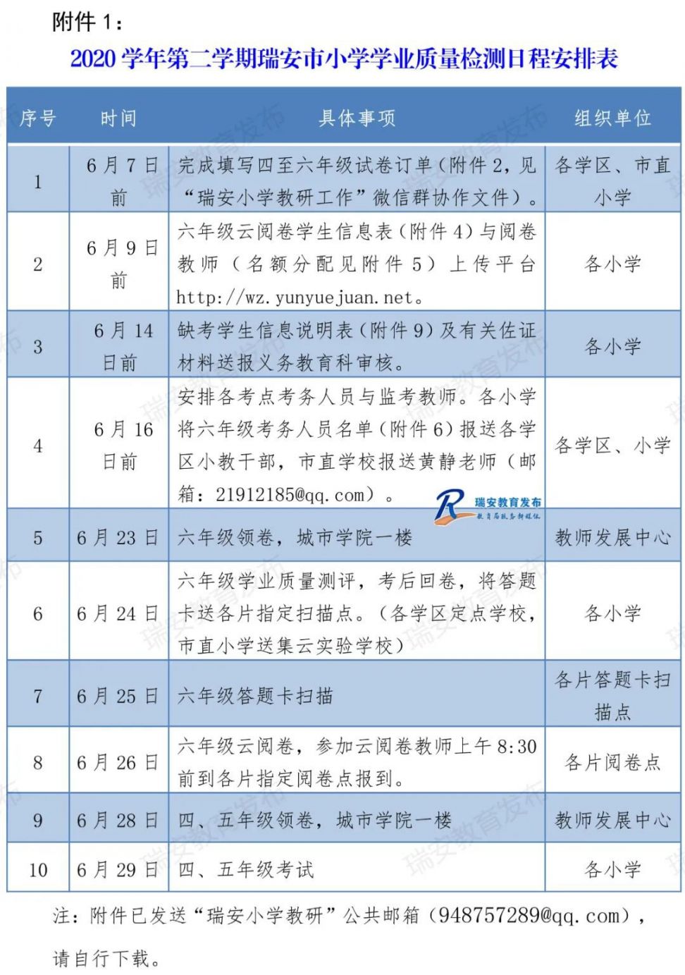 2021溫州瑞安市期末考試時間及暑假放假安排高中初中小學