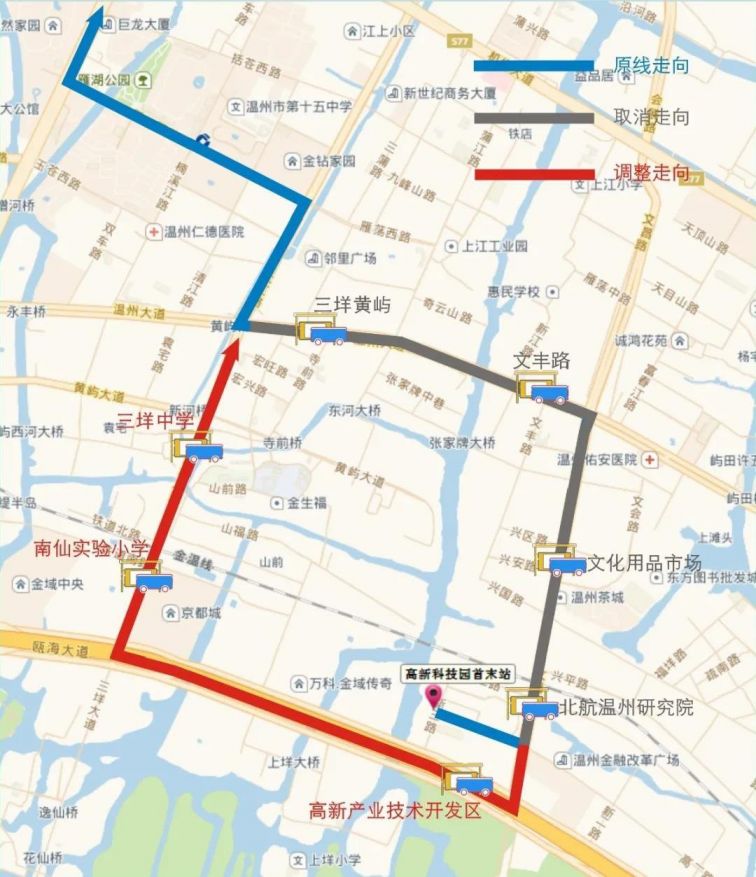 温州b1路公交车路线图图片