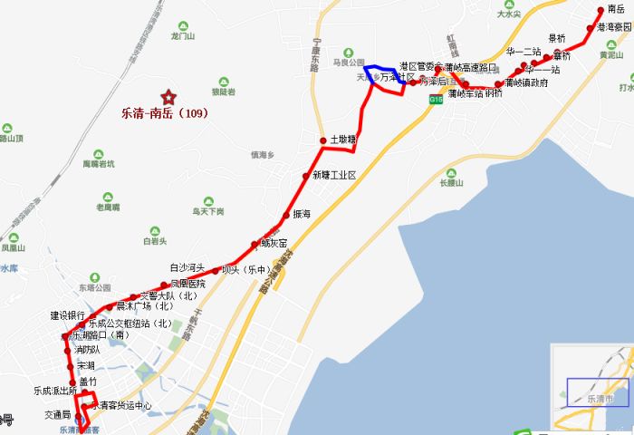 乐清站公交车路线图图片