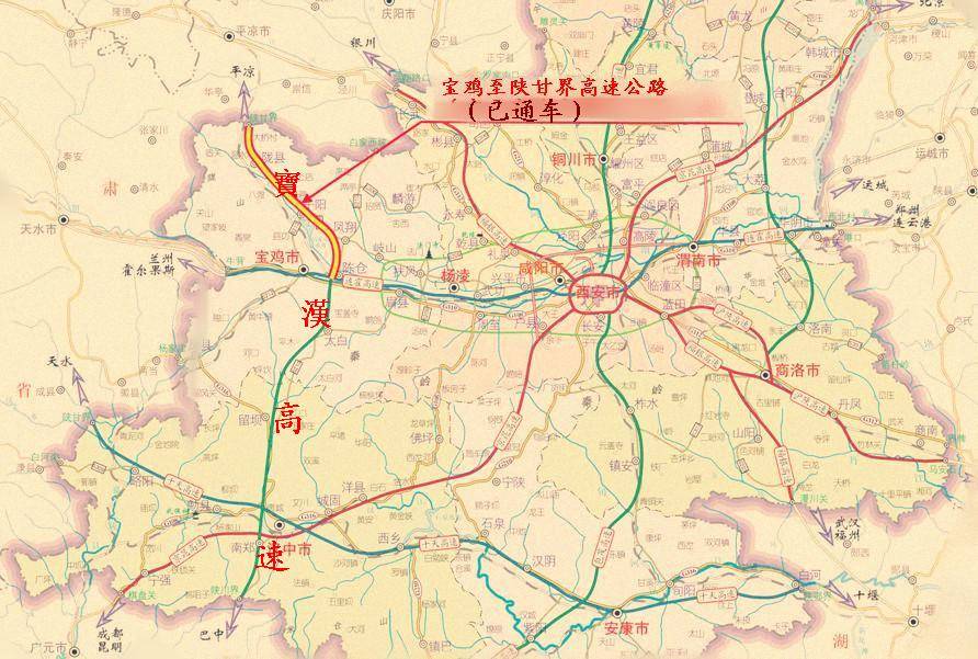 宝汉高速地图图片