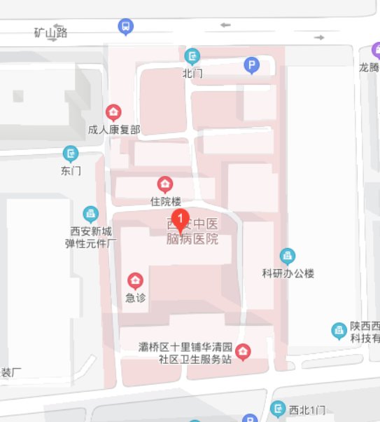 西京医院平面图图片