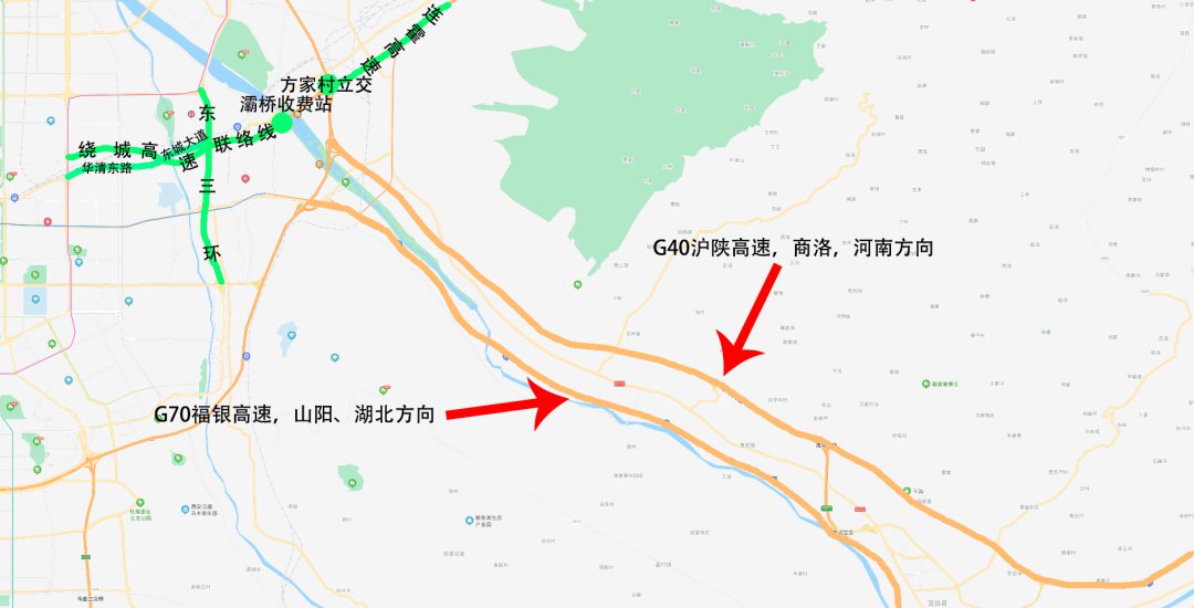 西香高速公路地图图片