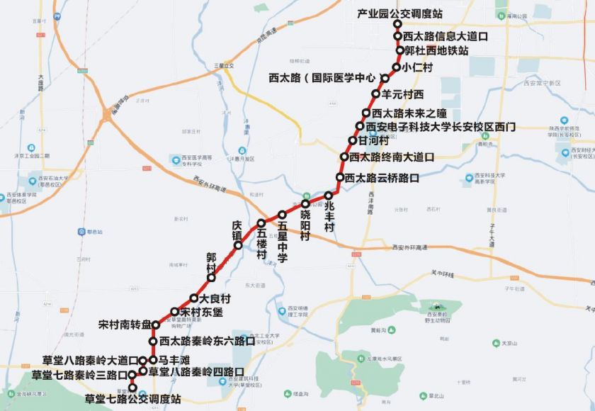 1月31日起西安调整330路公交线路