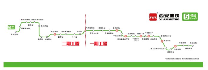 西安地鐵5號線暫緩開通哪幾站?