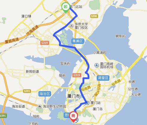 厦门北站怎么搭车去华侨博物院