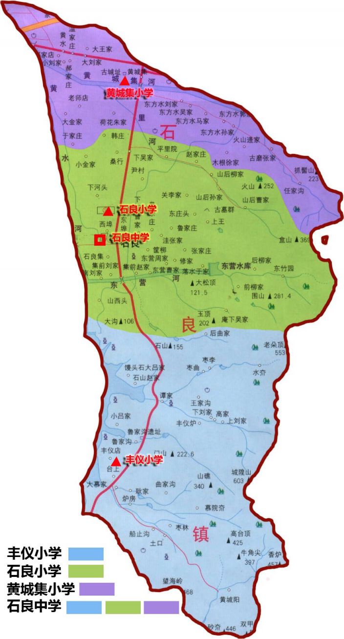 龙口市北马镇地图图片