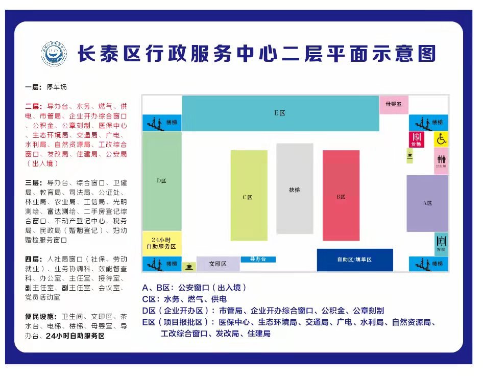 漳州长泰行政服务中心搬迁(地点 时间 楼层索引 交通)