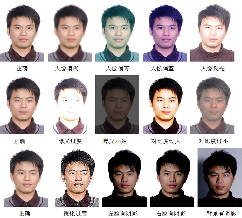 相片样本及规范1