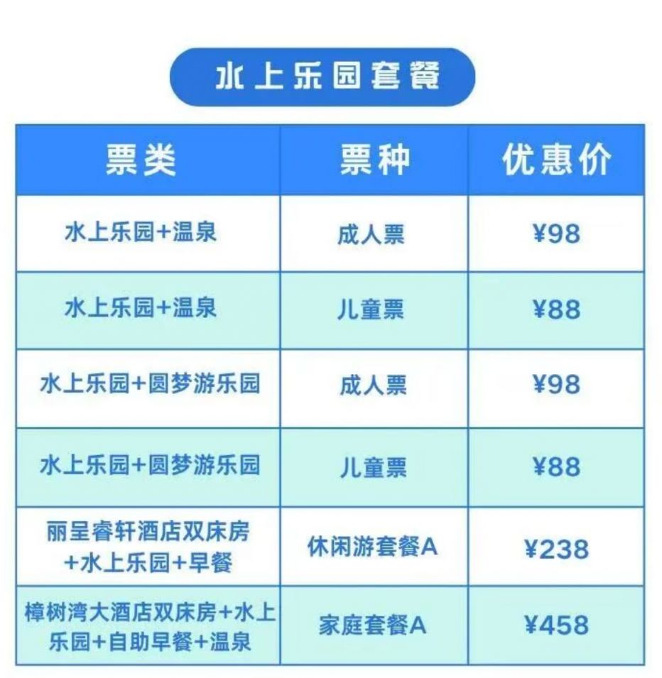 2026樟树湾大酒店水上乐园开园安排