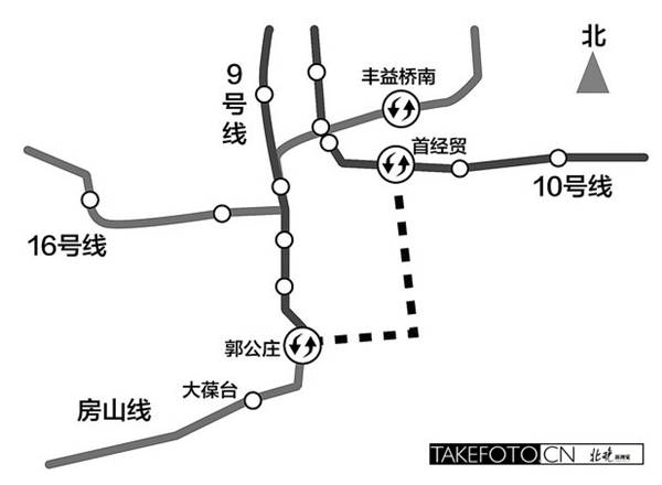平房区地铁线路图图片