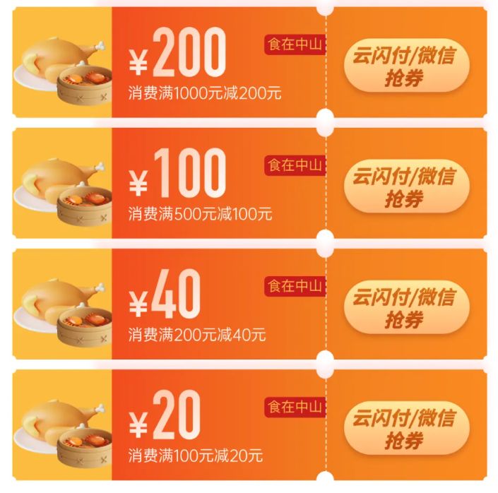 【本地资讯】2026“食在中山”餐饮消费券领券指南