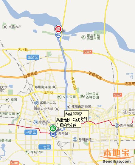 河南火车站地图图片