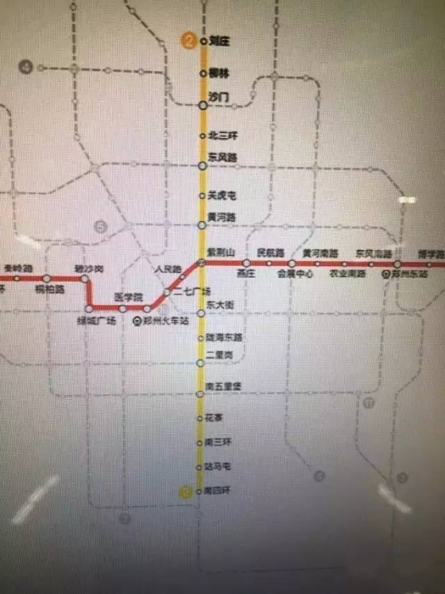 郑州二号线延长线图片